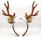 Reindeer Antlers Headband for Christmas Festive Brown