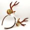 Reindeer Antlers Headband for Christmas Festive Brown