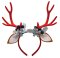 Reindeer Antlers Headband for Christmas Festive Red