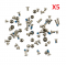 For iPhone 6 Pack of 5 Screw Set With Silver Bottom Screws