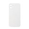 Glass Back For iPhone 12 Plain In White