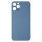 Glass Back For iPhone 13 Pro Max Plain in Blue