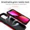 Case For iPhone 14 Pro Max Red Armoured Ring Holder Stand Camera Shutter