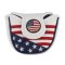 USA Flag Golf Half Mallet Putter Club Cover Headcover