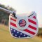 PU Leather USA Flag Golf Square Mallet Putter Club Cover Headcover