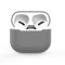 Case For Apple Airpod 3 Silicone Cover Skin in Grey Earphone Charger Cases UK