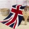 100% Cotton Beach Towel With British Flag Design