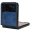 Case For Samsung Z Flip 4 Brown Ultra Thin PU Leather Protection Cover