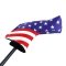 PU Leather USA Flag Golf Putter Club Head Cover Headcover